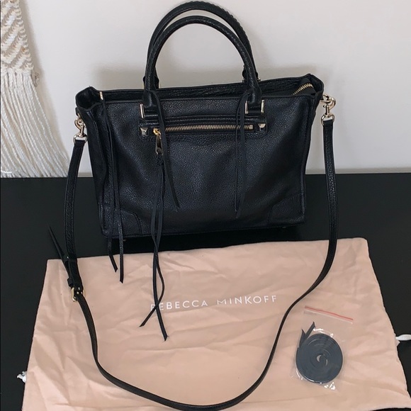 rebecca minkoff regan leather satchel